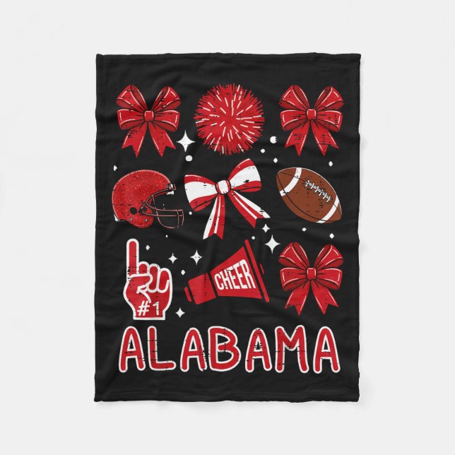 Alabama Women Kids Boys Girls Youth Teen Men  Fleece Blanket (Front)