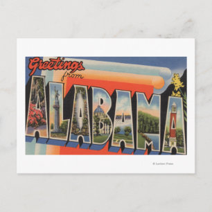 AlabamaLarge Letter ScenesAlabama Postcard