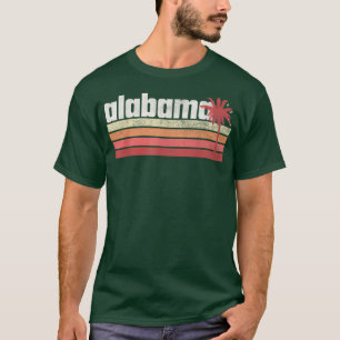 AlabamaVintage Retro 70s 80s 90s Gift Beach Palm T T-Shirt