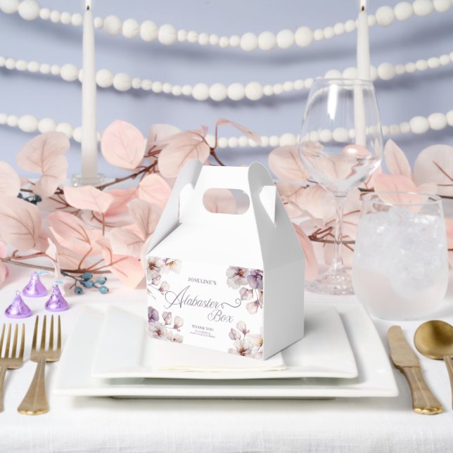 Alabaster Box Birthday Favor Box  (Wedding)