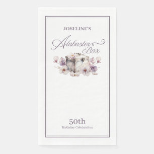Alabaster Box Birthday  Napkin