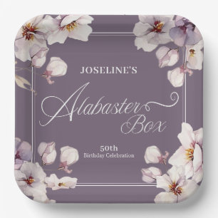 Alabaster Box Birthday Paper Plate