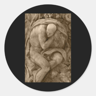 Alabaster Carving Valencia Tint Vertical Sticker