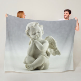 ALABASTER CHERUB FLEECE BLANKET