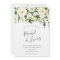 Alabaster Floral Wedding Invitation