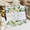 Alabaster Floral Wedding Invitation | Square