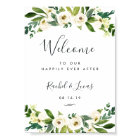 Alabaster Floral Wedding Welcome