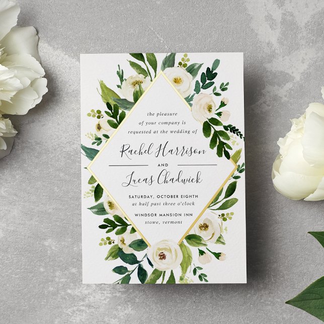 Alabaster | Green & White Floral Frame Wedding (Creator Uploaded)