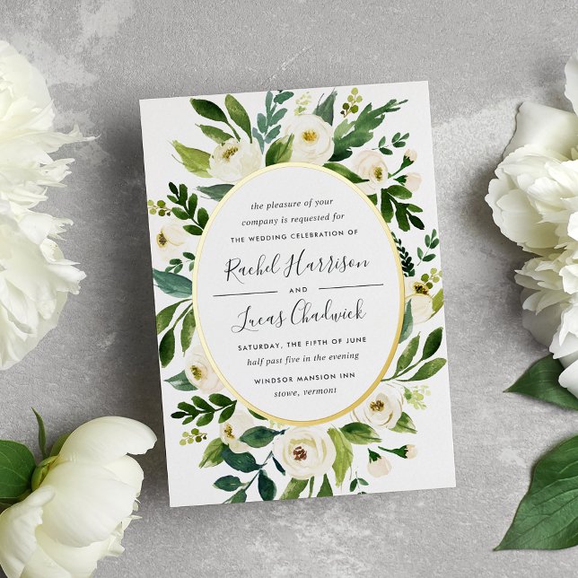 Alabaster | Green & White Floral Frame Wedding (Creator Uploaded)