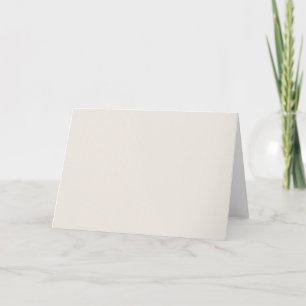 Alabaster Solid Colour Customise It Card