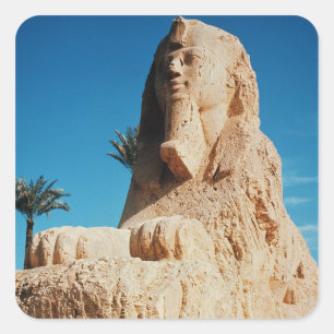Alabaster Sphinx, New Kingdom Square Sticker
