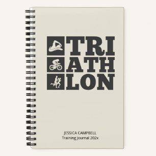 Alabaster • Triathlon Training Log and Motivation Notebook