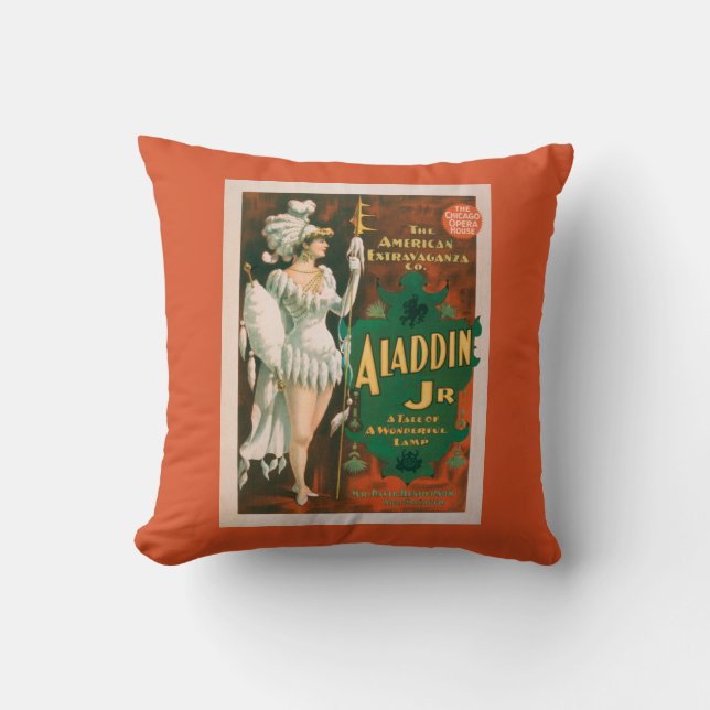 Aladdin Jr. Tale of a Wonderful Lamp Theatre 2 Cushion (Front)