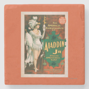 Aladdin Jr. Tale of a Wonderful Lamp Theatre 2 Stone Coaster