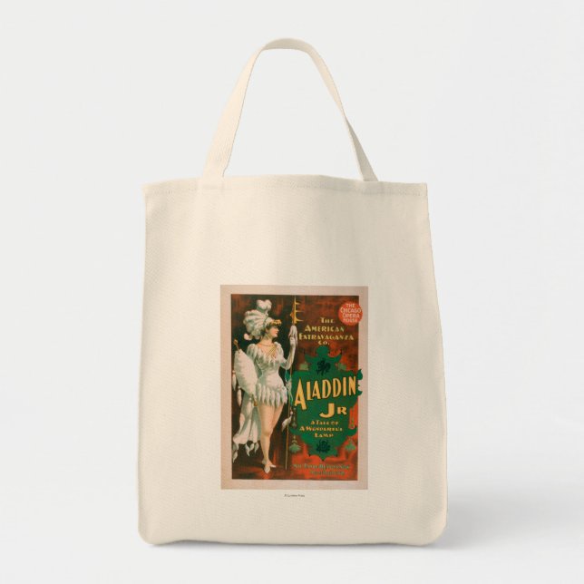 Aladdin Jr. Tale of a Wonderful Lamp Theatre 2 Tote Bag (Front)