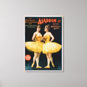 Aladdin Jr. Tale of a Wonderful Lamp Theatre Canvas Print
