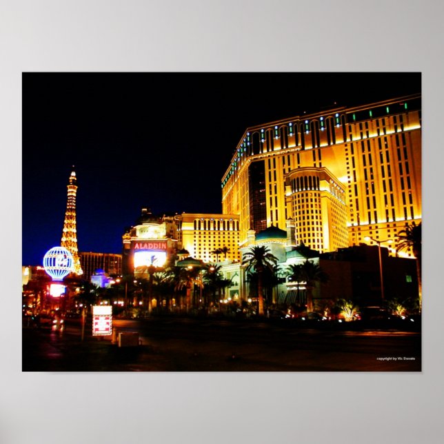 Aladdin Las Vegas Poster (Front)