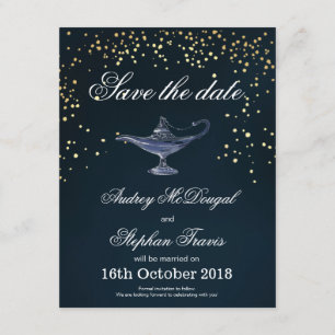 ALADDIN SAVE THE DATE CARD