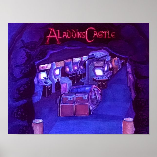Aladdin's Castle Poster (Front)