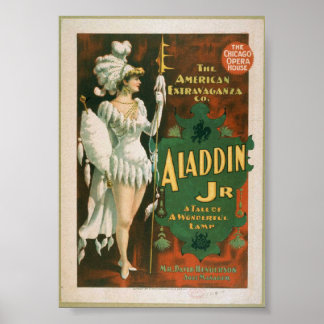 Aladdin's Lamp at the Chicago Opera House Poster