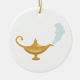 Aladdin's Lamp Ceramic Tree Decoration