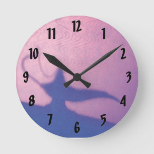 Aladdin's Lamp Round Clock