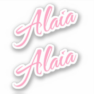 Alaia name x2