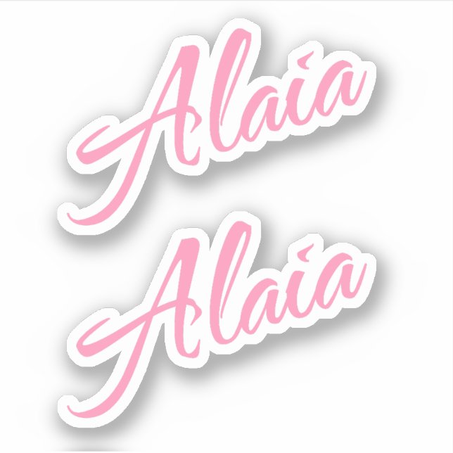 Alaia name x2 (Front)