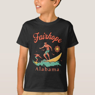 Alama Fairhope Surfer Al Surfing Beach Vacation T-Shirt