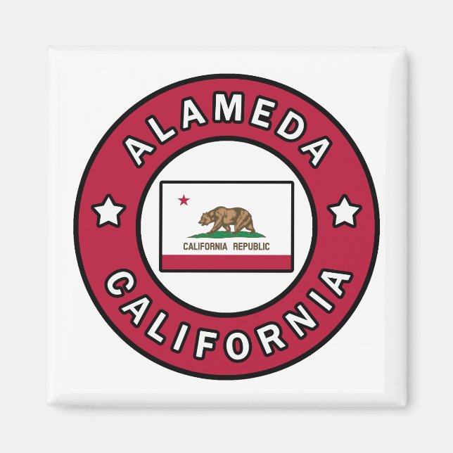 Alameda California Magnet (Front)