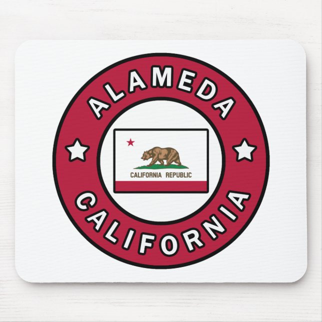 Alameda California Mouse Mat (Front)
