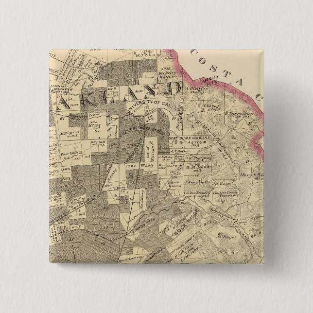 Alameda Co 1 15 Cm Square Badge (Front)