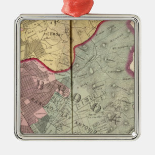 Alameda Co 2 Metal Tree Decoration