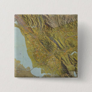 Alameda County, California 15 Cm Square Badge