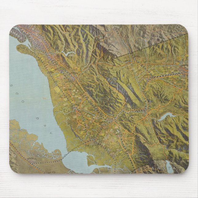 Alameda County, California Mouse Mat (Front)