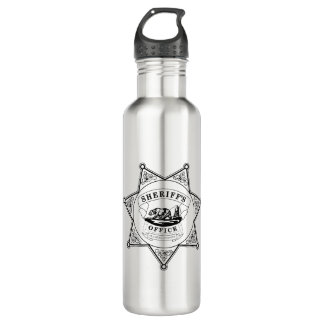Alameda County California Sheriff Badge 710 Ml Water Bottle