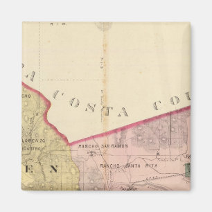 Alameda County map Magnet