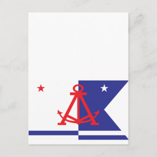 Alameda flag postcard