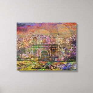 Alamo - After The Fall - Rectangular Canvas Art