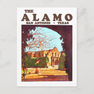 Alamo, fortress, San Antonio, Texas, vintage Postcard
