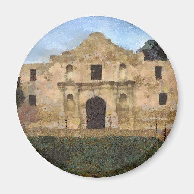 Alamo Lawn Magnet (Front)