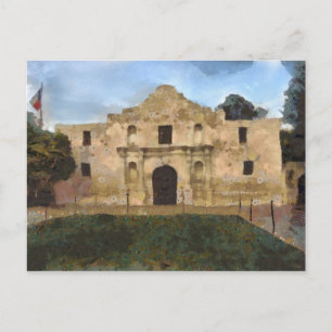 Alamo Lawn Postcard