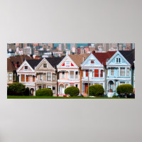 ALAMO SQUARE PAINTED LADIES of SAN FRANCISCO