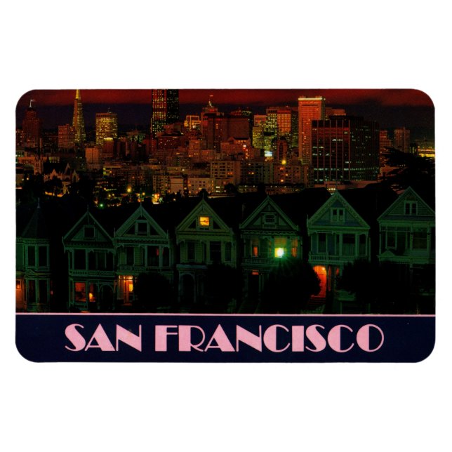 Alamo Square San Francisco Magnet (Horizontal)