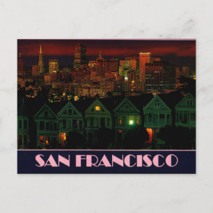Alamo Square San Francisco Postcard