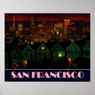 Alamo Square San Francisco Poster