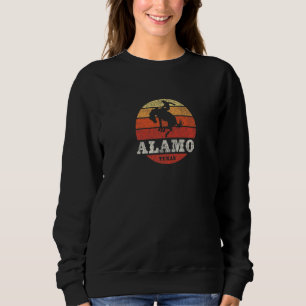 Alamo TX Vintage Country Western Retro Sweatshirt
