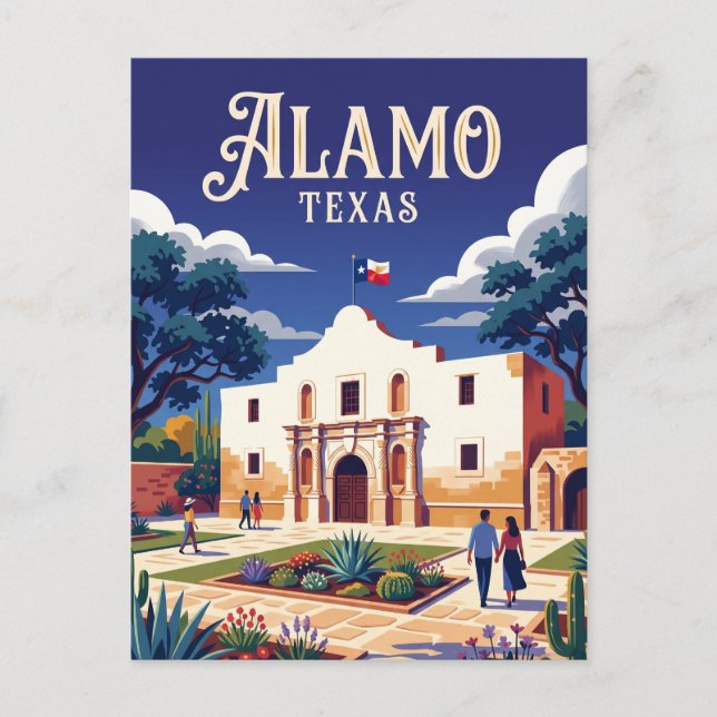 Alamo USA Postcard (Front)