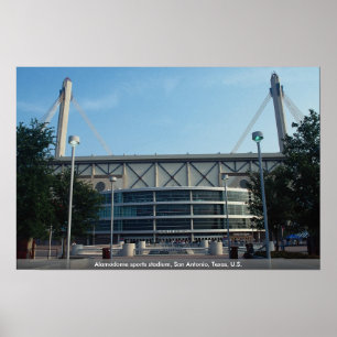 Alamodome sports stadium, San Antonio, Texas, U.S. Poster
