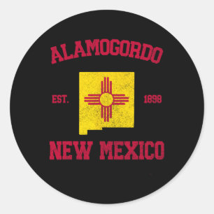 Alamogordo New Mexico  Classic Round Sticker